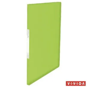 Katalog miękki Esselte VIVIDA, 20 kieszeni, VIVIDA Green